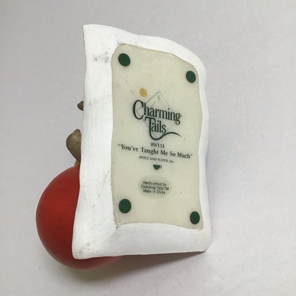 Fitz & Floyd Charming Tails Mouse Figurine You've Taught Me So Much Teacher Gift - Picture 4 of 16